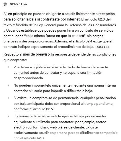 Captura: Pide la explicación y el email