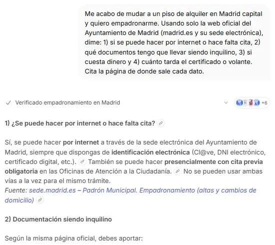Captura: Pregunta por tu municipio