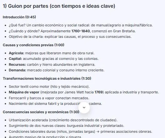 Captura: Pide el guion