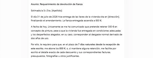 Captura: Revisa y completa la carta