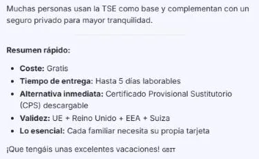 Captura: Pregunta qué necesitáis