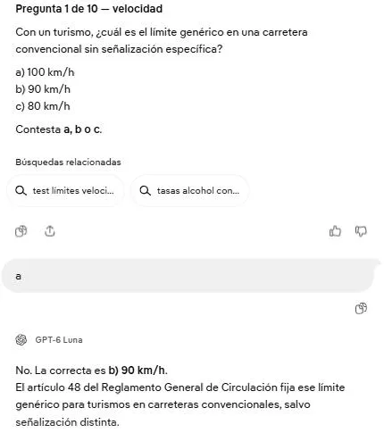 Captura: Pide el test